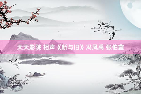 天天影院 相声《新与旧》冯凤禹 张伯鑫